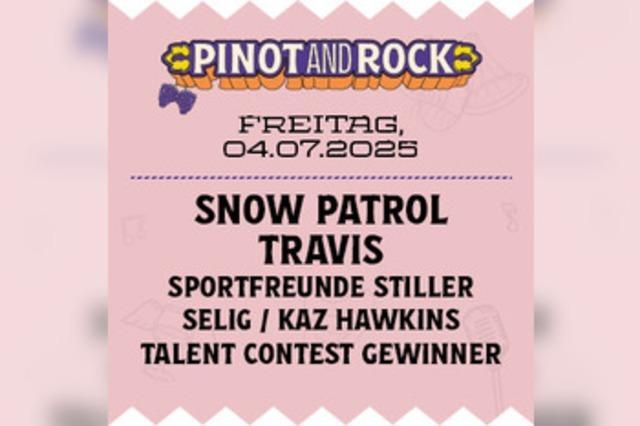 Snow Patrol, Travis, Sportfreunde Stiller, Selig, Kaz Hawkins