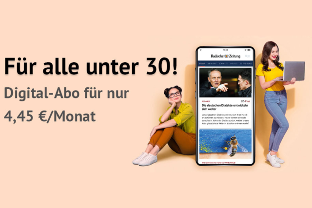 Ein Jahr BZ-Online fr 4,45 EUR pro Monat: Unser Abo fr alle unter 30